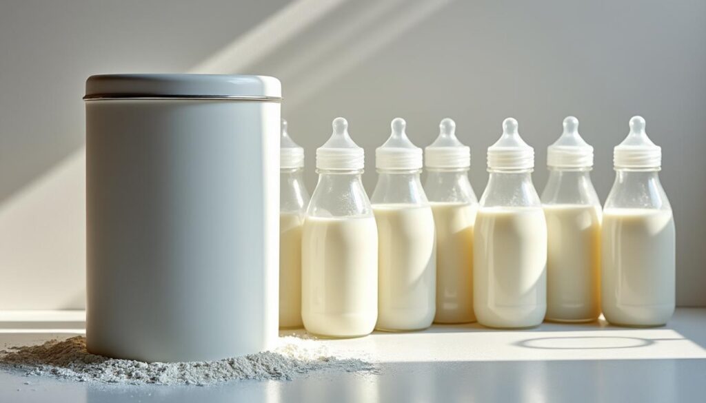 découvrez combien de biberons vous pouvez préparer avec une boîte de lait en poudre de 800g et optimisez l'alimentation de votre bébé en toute simplicité.