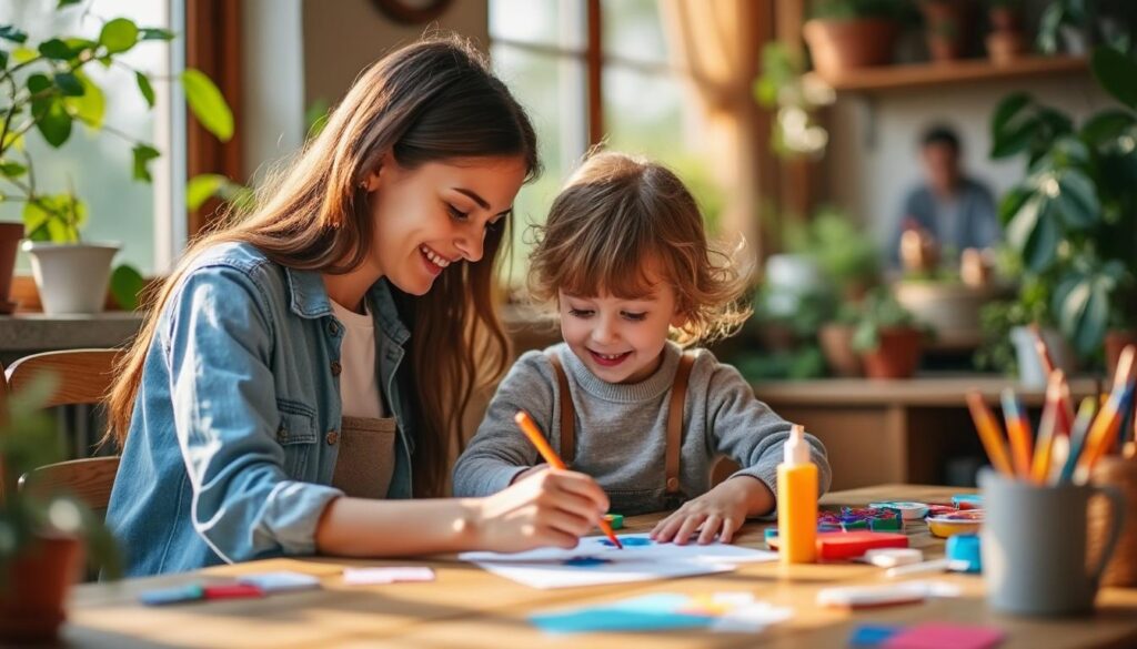 découvrez des idées d'activités manuelles simples et créatives pour faire plaisir à votre maman et partager des moments uniques avec elle.